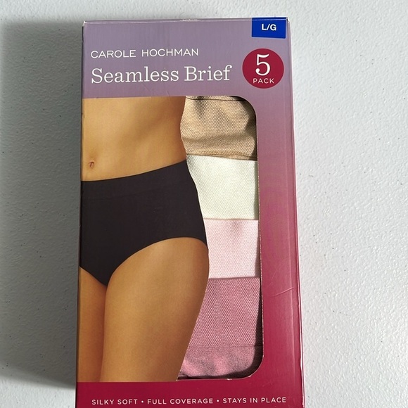 Carole Hochman seamless brief 5 pack underwear - Picture 2 of 5